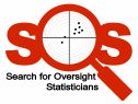 Search for Oversight Statisticians (SOS) Logo